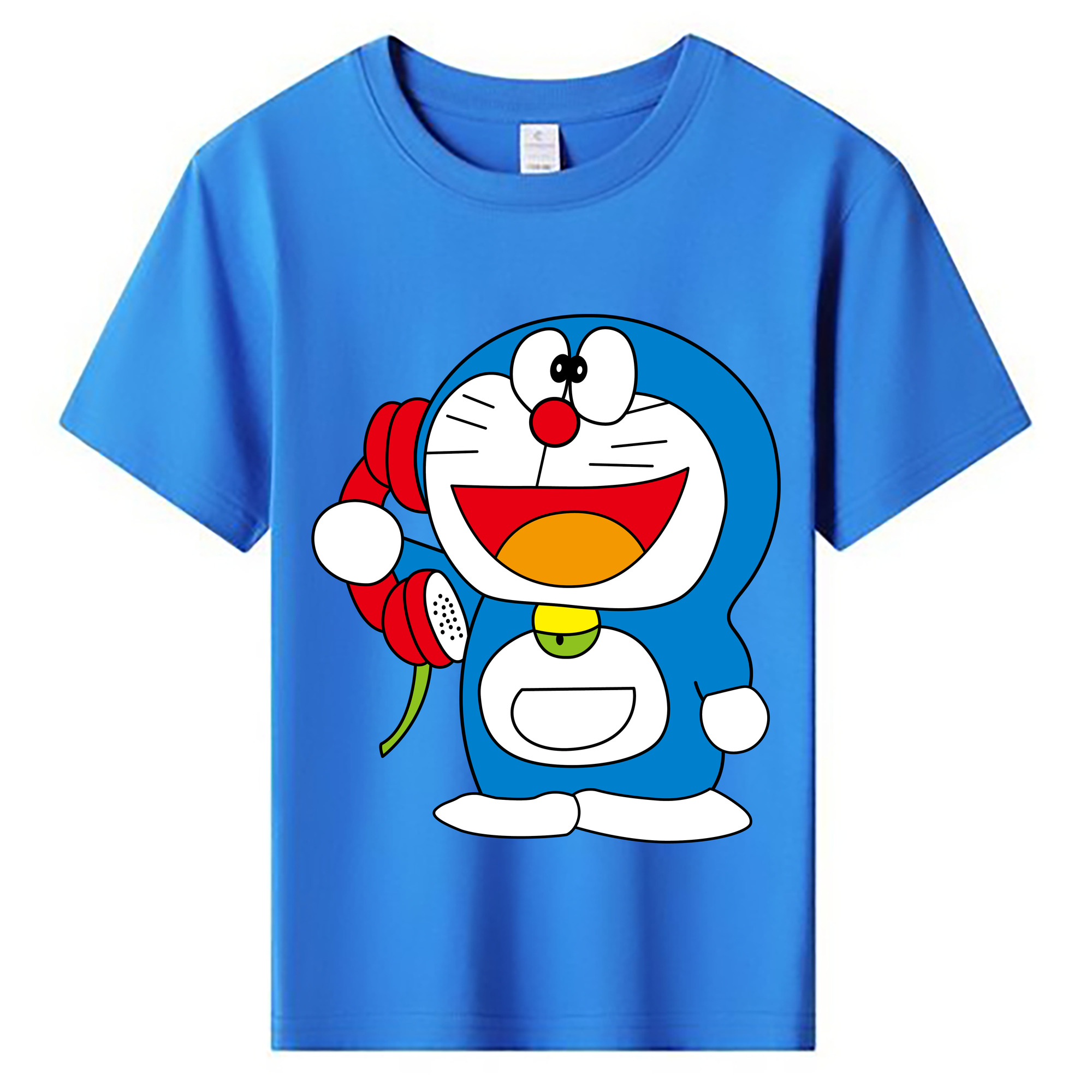 （画像用） ドラえもん Doraemon 綿100％キッズTシャツ（フロントプリント）